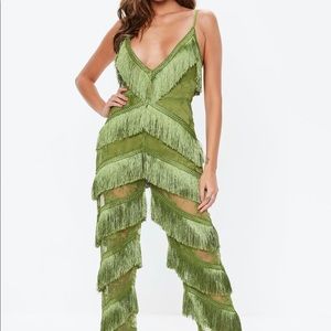 Missguided Fringe Jumpsuit